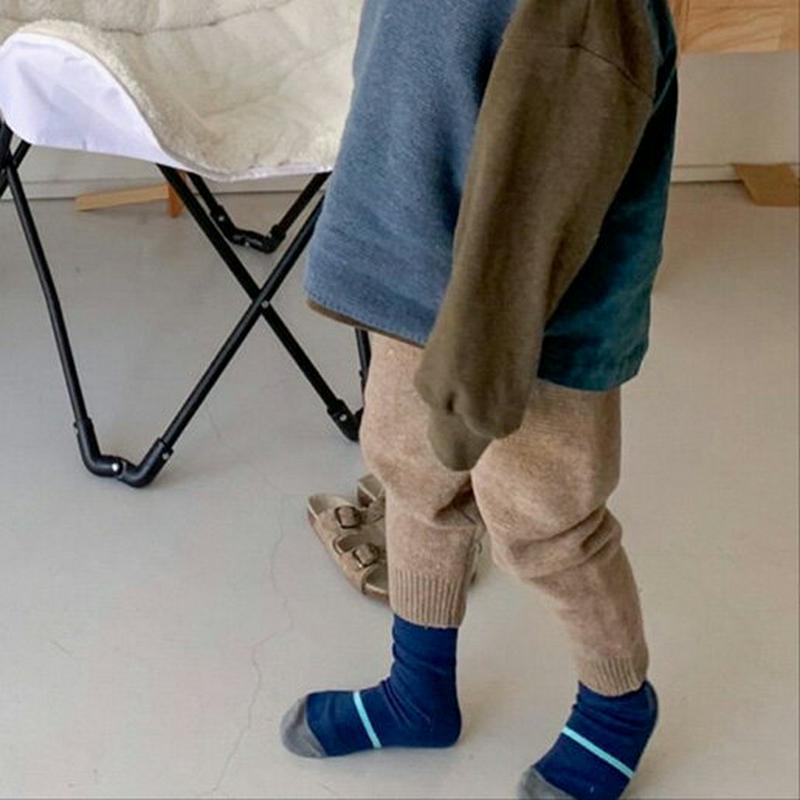 【キッズ20%OFF】ウール混アンクルリブパンツ・u09060 キッズ【3~8才】【pt】【パンツ ズボン ロングパンツ 長ズボン アンクル ウール リブ リブパンツ カジュアル ラフ 女の子 男の子 冬 韓国 韓国子供服 子供 こども 子供服 こども服】【KIDS】