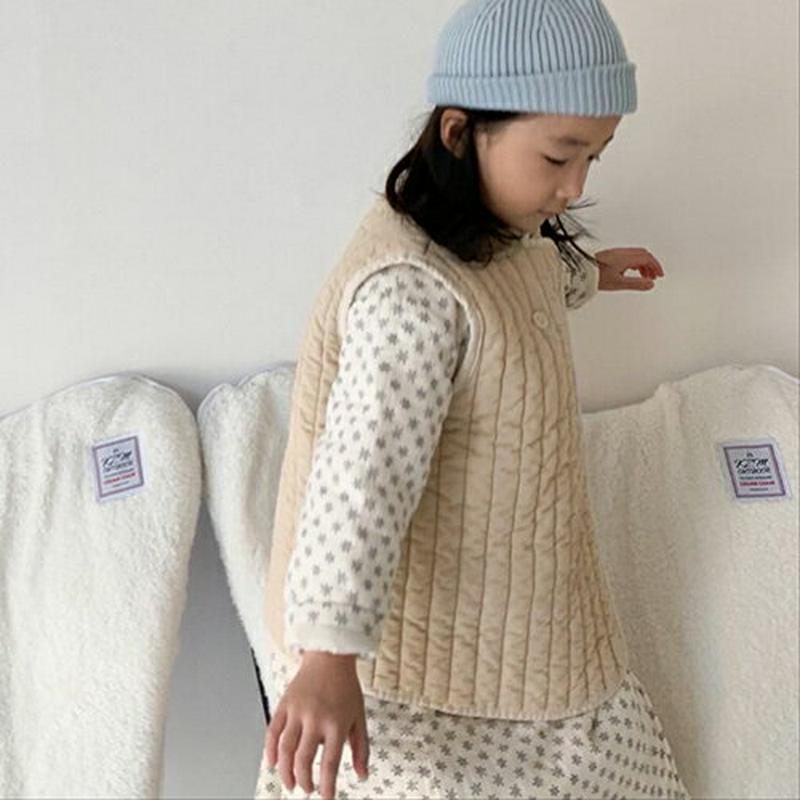 【キッズ20%OFF】キルティングベスト・u09057 キッズ 【3~8才】【jk】【韓国 ファッション アウター ベスト チョッキ 羽織り スリーブレス ノースリーブ 中綿 中綿ベスト 女の子 男の子 ユニセックス ペディン キッズ 子供 子供服 幼稚園 通学 通園 低学年 秋 冬】【KIDS】
