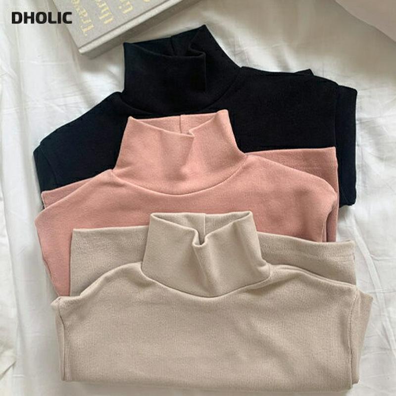 【キッズ20%OFF】シンプルハイネック長袖Tシャツ(junior)・u08902 キッズ 【9~17才】【tops】【韓国 ファッション トップス Tシャツ カットソー タートルネック 長袖 無地 ベーシック　女の子 男の子 キッズ 子供 こども 子供服 通学 小学生 ジュニア 秋 冬】【KIDS】