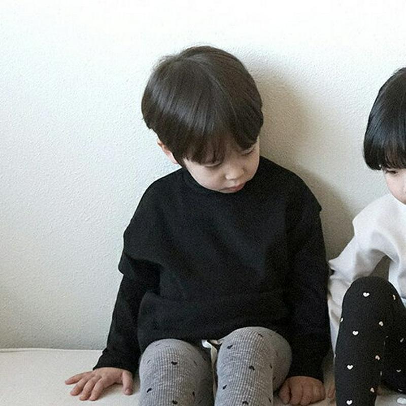 【キッズ20%OFF】シンプルハイネック長袖Tシャツ(junior)・u08902 キッズ 【9~17才】【tops】【韓国 ファッション トップス Tシャツ カットソー タートルネック 長袖 無地 ベーシック　女の子 男の子 キッズ 子供 こども 子供服 通学 小学生 ジュニア 秋 冬】【KIDS】
