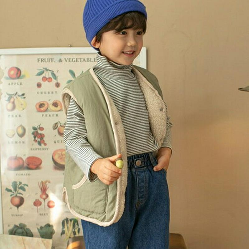【キッズ20%OFF】リバーシブルベスト(junior)・u08894 キッズ 【9~17才】【jk】【韓国 ファッション アウター ベスト チョッキ 羽織り ボア ファー 2WAY 中綿 中綿ベスト 女の子 男の子 ペディン キッズ 子供 こども 子供服 通学 小学生 ジュニア 秋 冬】【KIDS】