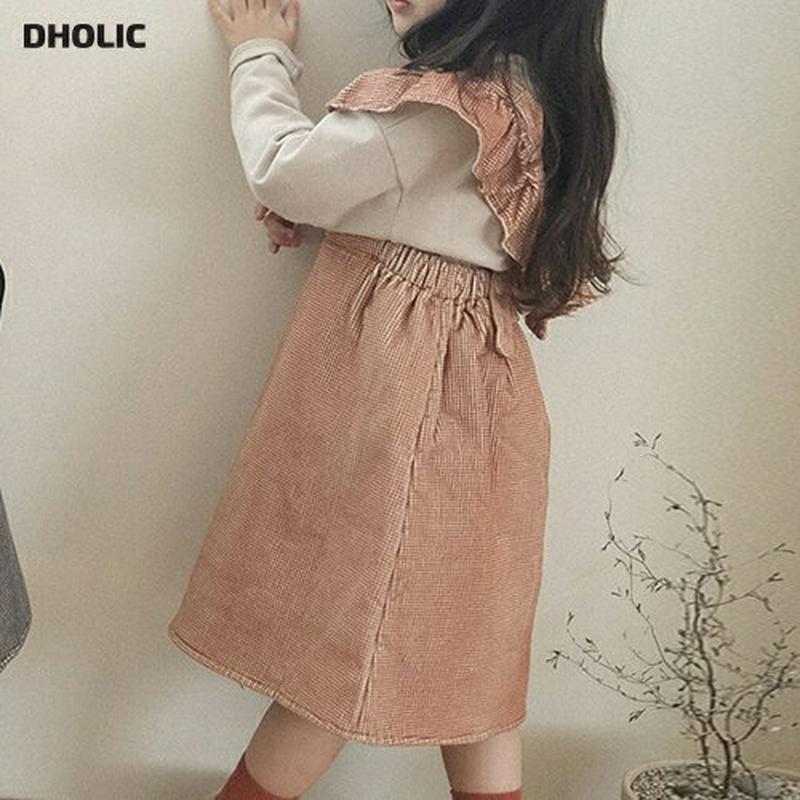 【キッズ20%OFF】起毛フリルワンピース(kids)・u09071 キッズ【3~8才】【ops】【ワンピース フリル ロングワンピース ロング 起毛 スリーブレス ノースリーブ 可愛い かわいい ガーリー 女の子 秋 冬 韓国 韓国子供服 子供 こども 子供服 こども服】【KIDS】