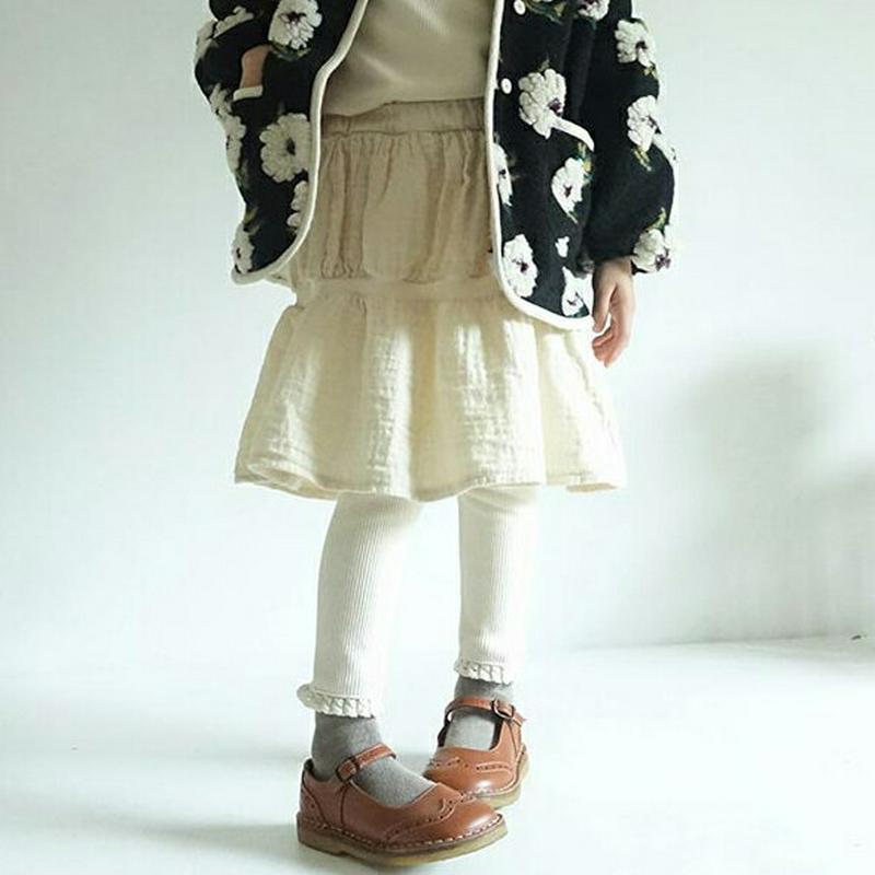 【キッズ20%OFF】フレアレギンススカート・u09040 キッズ【3~8才】【pt】【レギンススカート レギンス スカート フレア フレアスカート シンプル 可愛い かわいい フェミニン 女の子 秋 冬 韓国 韓国子供服 子供 こども 子供服 こども服】【KIDS】