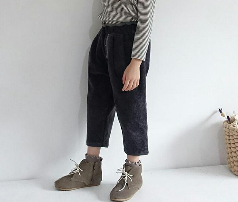 【キッズ30%OFF】スリーボタンコーデュロイパンツ・u09050 キッズ【3~8才】【pt】【パンツ ズボン ロングパンツ 長ズボン コーデュロイ 単色 無地 シンプル カジュアル ラフ 女の子 男の子 秋 冬 韓国 韓国子供服 子供 こども 子供服 こども服】【KIDS】