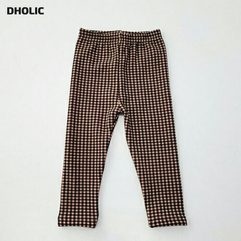 【キッズ20%OFF】裏起毛チェックレギンス・u08987 キッズ【3~8才】【pt】【レギンス パンツ ズボン ロングパンツ 長ズボン 裏起毛 チェック柄 カジュアル ラフ 女の子 男の子 冬 韓国 韓国子供服 子供 こども 子供服 こども服】【KIDS】