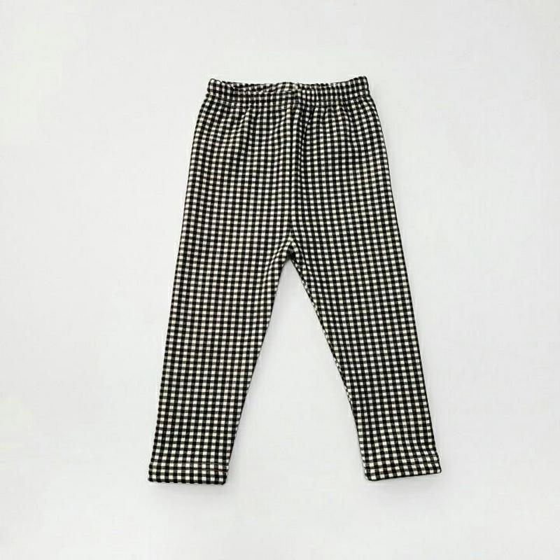 【キッズ20%OFF】裏起毛チェックレギンス・u08987 キッズ【3~8才】【pt】【レギンス パンツ ズボン ロングパンツ 長ズボン 裏起毛 チェック柄 カジュアル ラフ 女の子 男の子 冬 韓国 韓国子供服 子供 こども 子供服 こども服】【KIDS】