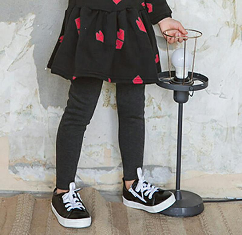 ファー裏地レギンスパンツ(junior)・p008668 キッズ【9~17才】【pt】【レギンス パンツ ズボン ロングパンツ 長ズボン ファーライニング 単色 無地 シンプル カジュアル 女の子 男の子 冬 韓国 韓国子供服 子供 こども 子供服 こども服】【KIDS】