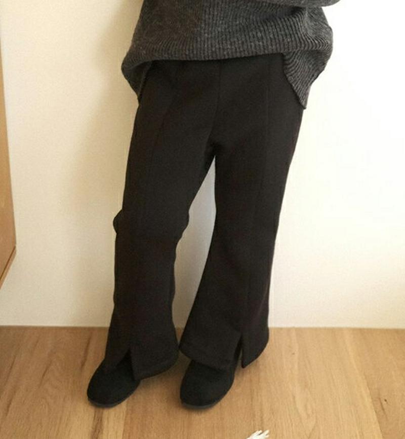 【キッズ20%OFF】裏起毛スラックスパンツ(junior)・u08913 キッズ【9~17才】【pt】【スラックス パンツ ズボン ロングパンツ 長ズボン 裏起毛 単色 無地 シンプル 大人 女の子 男の子 冬 韓国 韓国子供服 子供 こども 子供服 こども服】【KIDS】