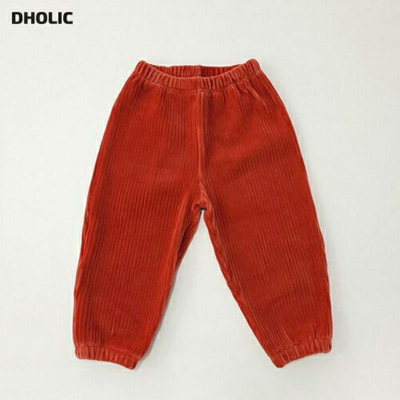 【キッズ20%OFF】ベロアジョガーパンツ・u08971 キッズ【3~8才】【pt】【ジョガーパンツ パンツ ズボン ロングパンツ 長ズボン ジョガー 単色 無地 シンプル カジュアル ベロア ベロアパンツ 女の子 男の子 秋 冬 韓国 韓国子供服 子供 こども 子供服 こども服】【KIDS】