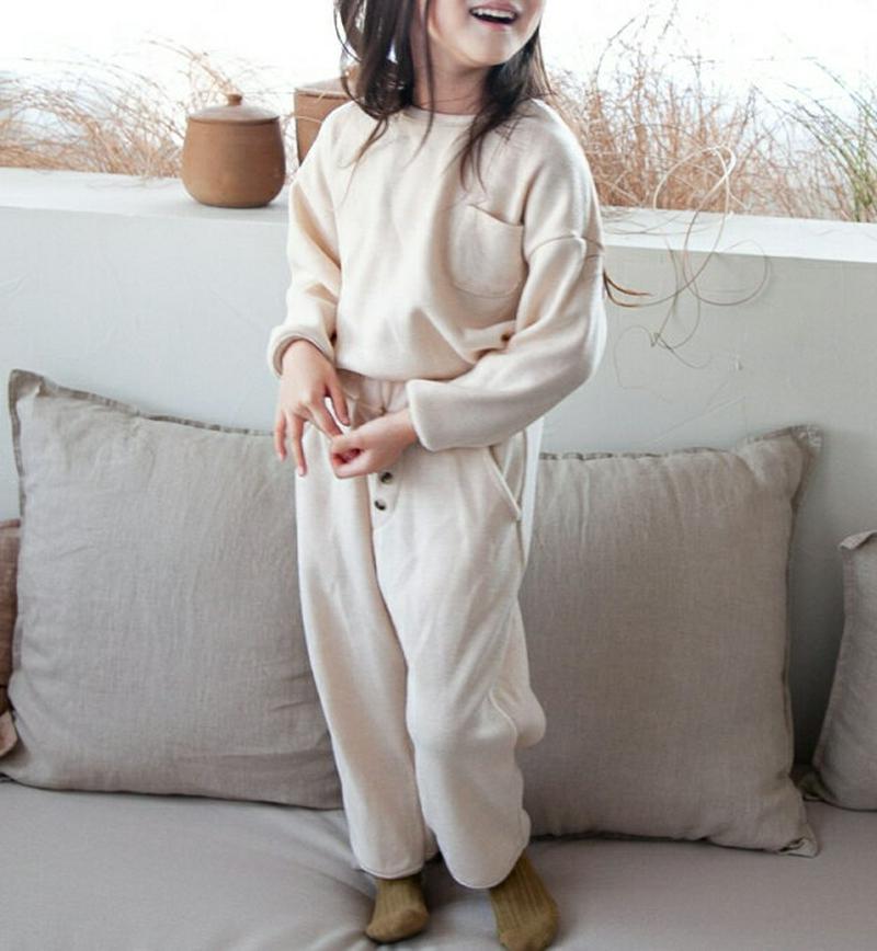 【キッズ20%OFF】リブスウェット上下SET・u08992 キッズ【3~8才】【set】【セットアップ setup 上下 トップス 長袖 スウェット トレーナー リブ パンツ ズボン 単色 無地 シンプル カジュアル 女の子 男の子 秋 冬 韓国 韓国子供服 子供 こども 子供服 こども服】【KIDS】