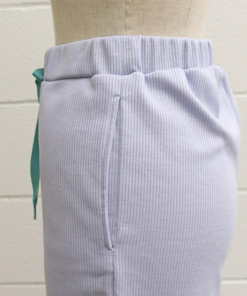 ●eiπe　バスクテレコ　ハト刺繍リブパンツ（eiπe）