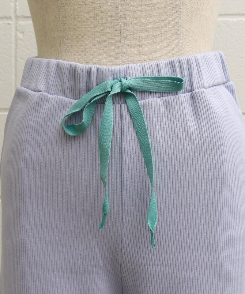 ●eiπe　バスクテレコ　ハト刺繍リブパンツ（eiπe）