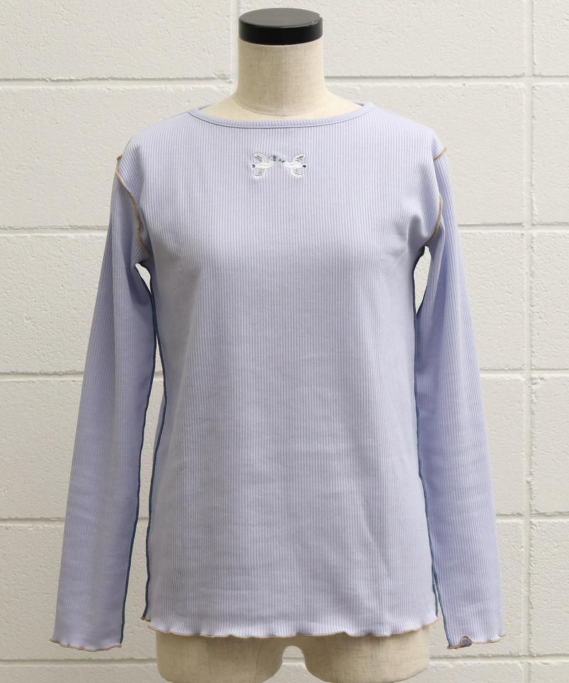 ●eiπe　バスクテレコ ハト刺繍 メローTee（eiπe）