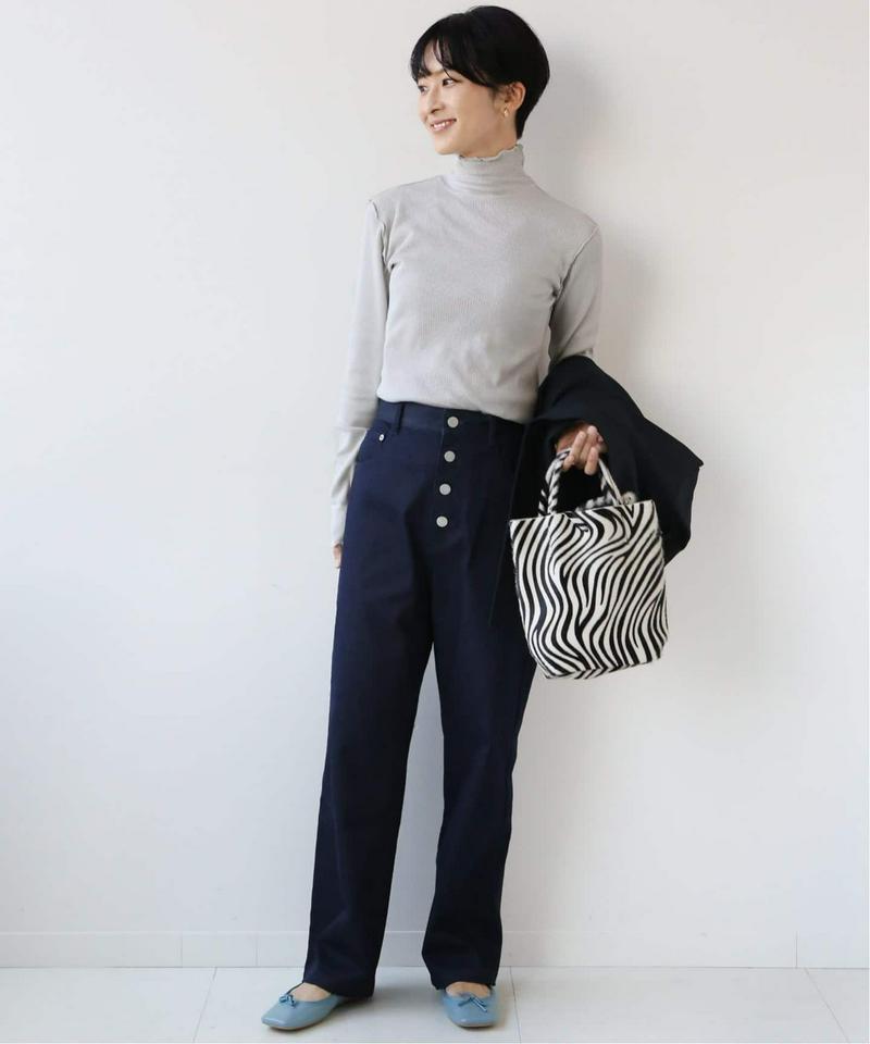 Jammyランダムテレコハイネックロングスリーブ◆（JOURNAL STANDARD relume）