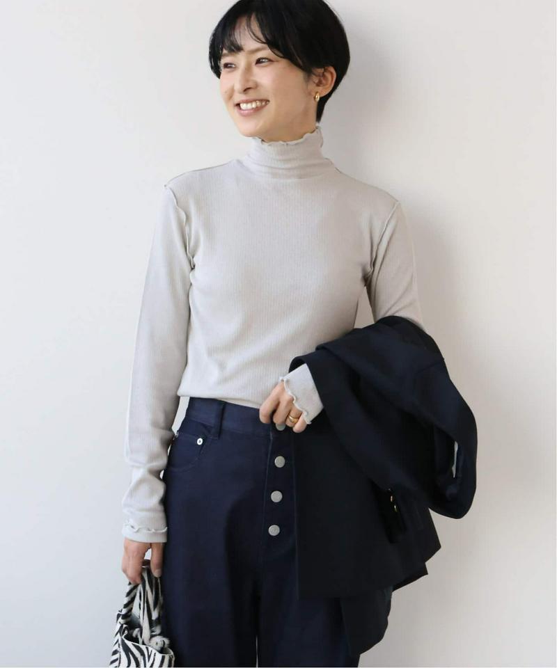 Jammyランダムテレコハイネックロングスリーブ◆（JOURNAL STANDARD relume）