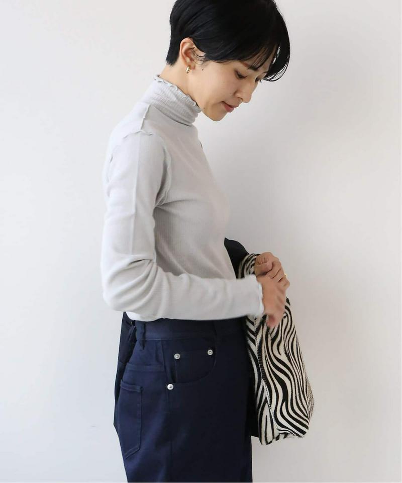 Jammyランダムテレコハイネックロングスリーブ◆（JOURNAL STANDARD relume）