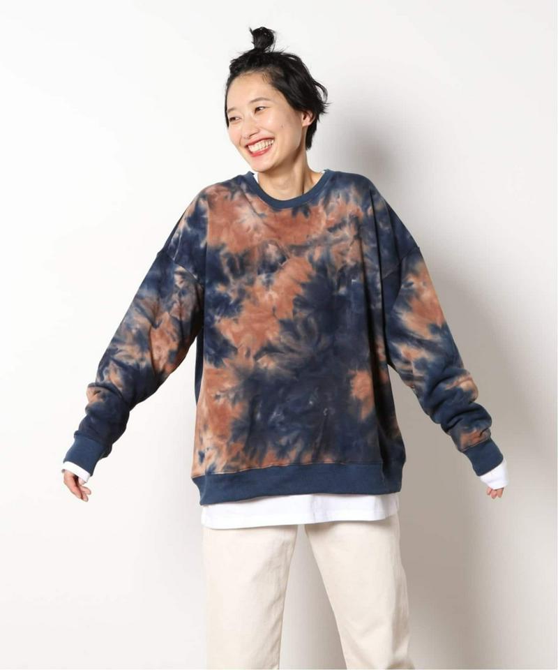 《追加》【WEB限定】Tie Dye ビッグシルエット クルーネック スウェット（JOURNAL STANDARD）