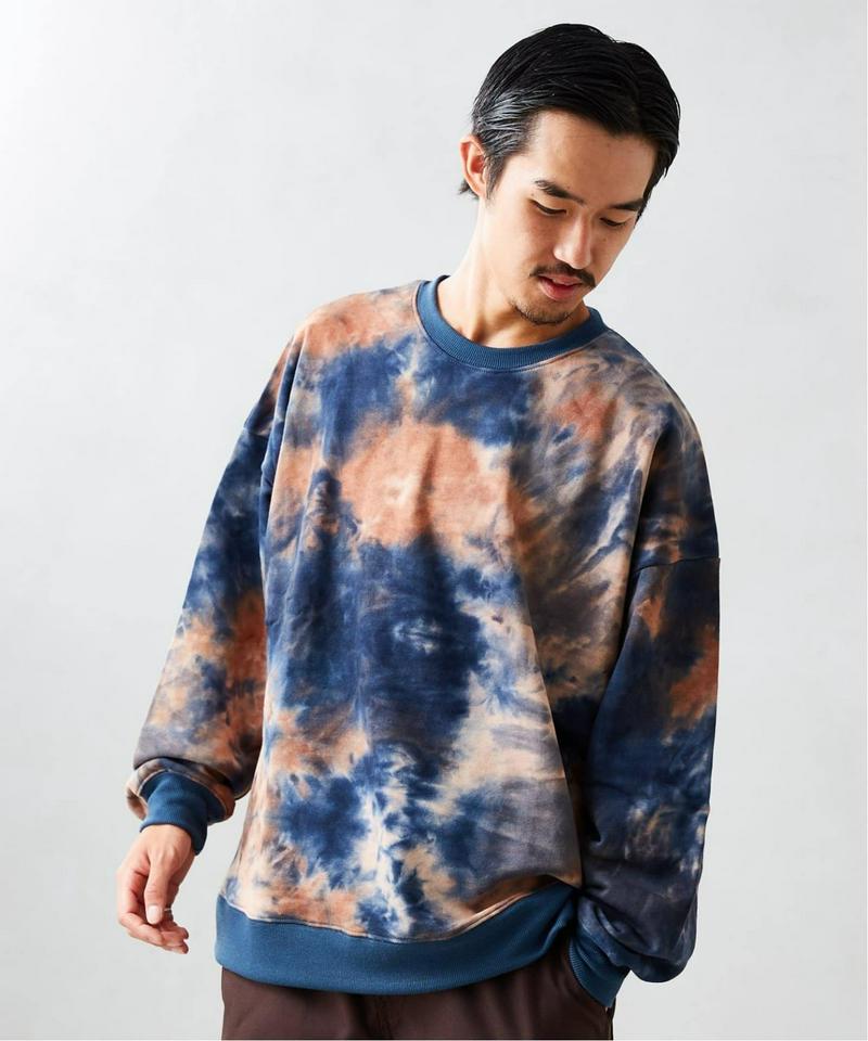 《追加》【WEB限定】Tie Dye ビッグシルエット クルーネック スウェット（JOURNAL STANDARD）