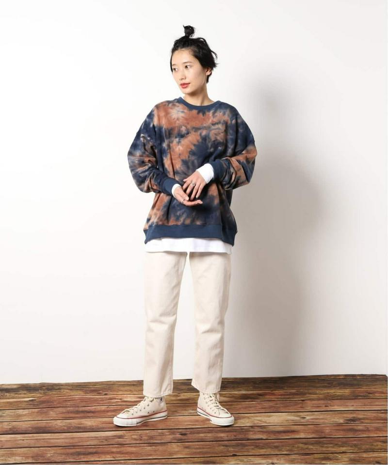 《追加》【WEB限定】Tie Dye ビッグシルエット クルーネック スウェット（JOURNAL STANDARD）