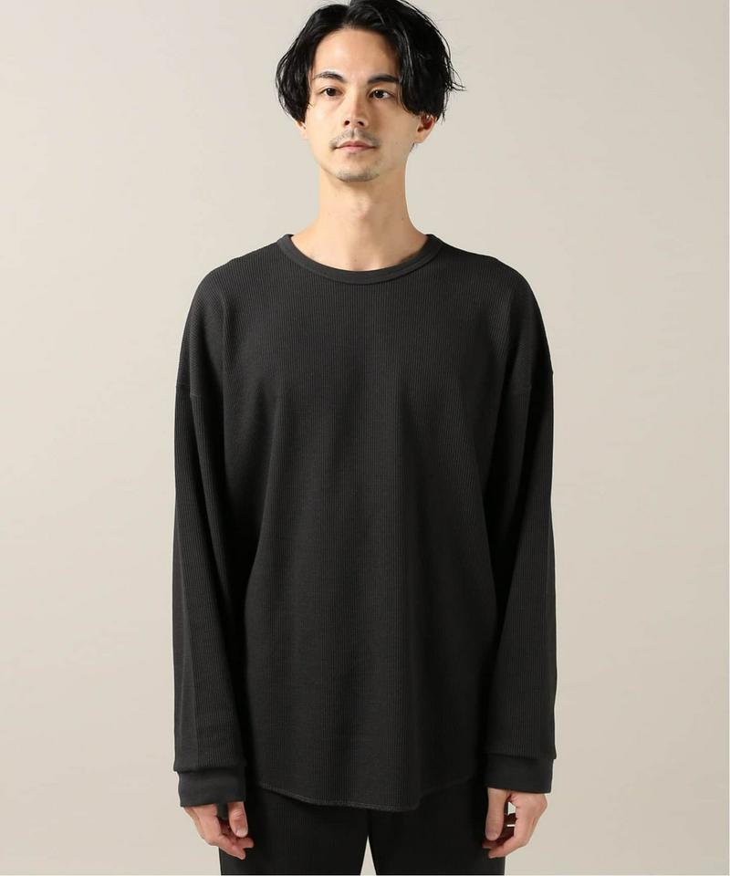 【ロンT+パンツ+巾着袋3点セット】T/Cワッフル ホームウェア セットアップ（JOURNAL STANDARD）