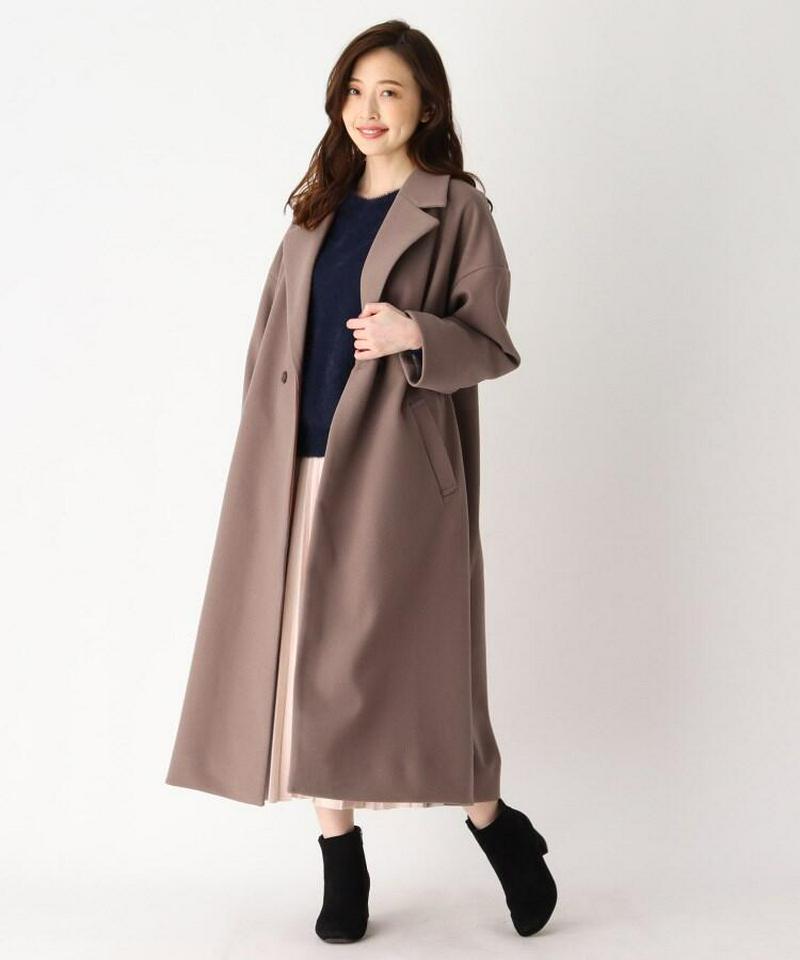 ビッグシルエットチェスターコート
