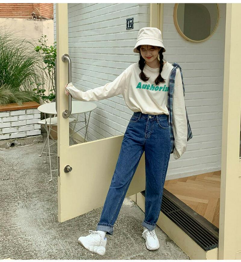 SONYUNARA(ソニョナラ)ライズ配色プリントTシャツ韓国 韓国ファッション Tシャツ 長袖 ロンT ロゴ カジュアル レディース ファッション【9/10up_ka】【5】