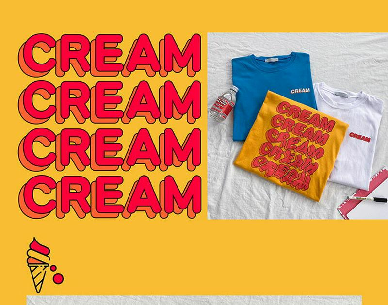 【初売】SONYUNARA(ソニョナラ)クリームクリーム半袖Tシャツ韓国 韓国ファッション 半袖 Tシャツ カジュアル ロゴT バックロゴ レディース ファッション【8/17up_wo】【あす楽】