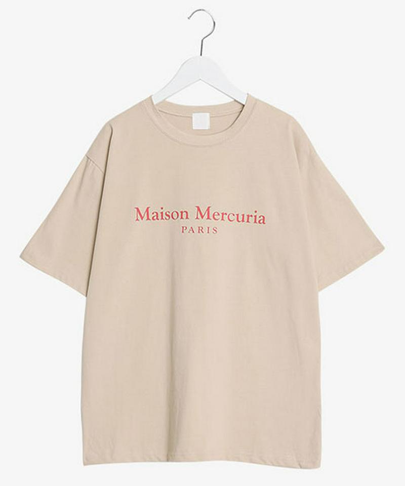 SONYUNARA(ソニョナラ)MAISONレタリングTシャツ 韓国 韓国ファッション おしゃれ カジュアル デイリー コーデ Tシャツ プリントtシャツレディース ファッション【即納】【メール便】★