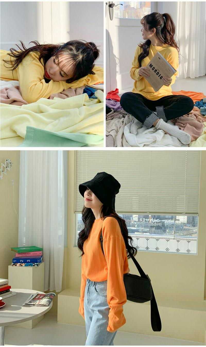 SONYUNARA(ソニョナラ)ロイドニットTシャツ (14colors!)韓国 韓国ファッション Tシャツ ニット ニットTシャツ 無地 シンプル 着回し デイリーカジュアル レディース ファッション【あす楽】★