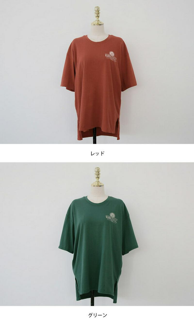 NANING9(ナンニング)WASHINGTON半袖Tシャツ【10/14up_go】【メール便】韓国 韓国ファッション　ロゴT　半袖　Tシャツ　冬　トップス　ロゴ　グラフィックTシャツ　レディース ファッション【5】