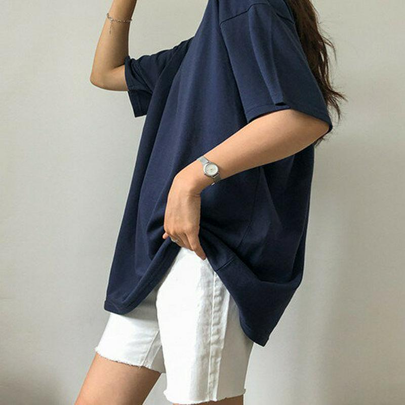 【SALE】MICHYEORA(ミチョラ)ビッグサイズボックスtシャツ【メール便】韓国 韓国ファッション tシャツ ビッグサイズ 無地 ベーシック カジュアル ボックスtシャツ 【即納】 ★