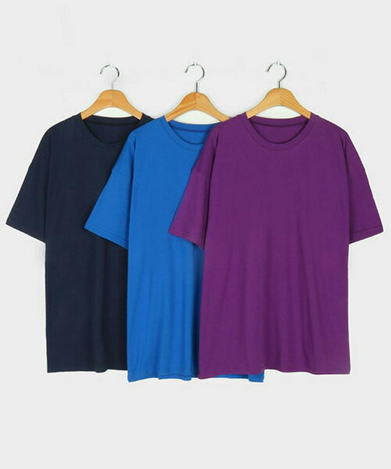 【SALE】MICHYEORA(ミチョラ)ビッグサイズボックスtシャツ【メール便】韓国 韓国ファッション tシャツ ビッグサイズ 無地 ベーシック カジュアル ボックスtシャツ 【即納】 ★