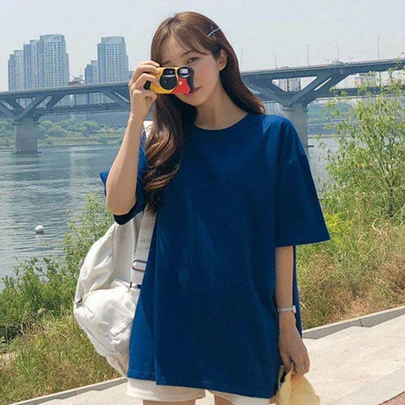 MICHYEORA(ミチョラ)ビッグサイズTシャツ【6/4up_go】【メール便】韓国 韓国ファッション　Tシャツ　トップス　半袖　ビッグサイズ　ユニセックス【即納】
