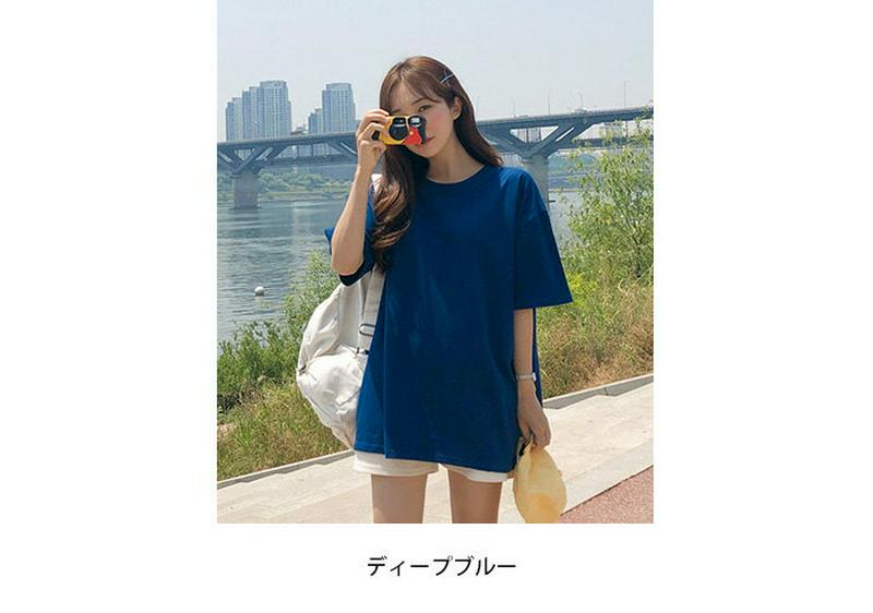 MICHYEORA(ミチョラ)ビッグサイズTシャツ【6/4up_go】【メール便】韓国 韓国ファッション　Tシャツ　トップス　半袖　ビッグサイズ　ユニセックス【即納】