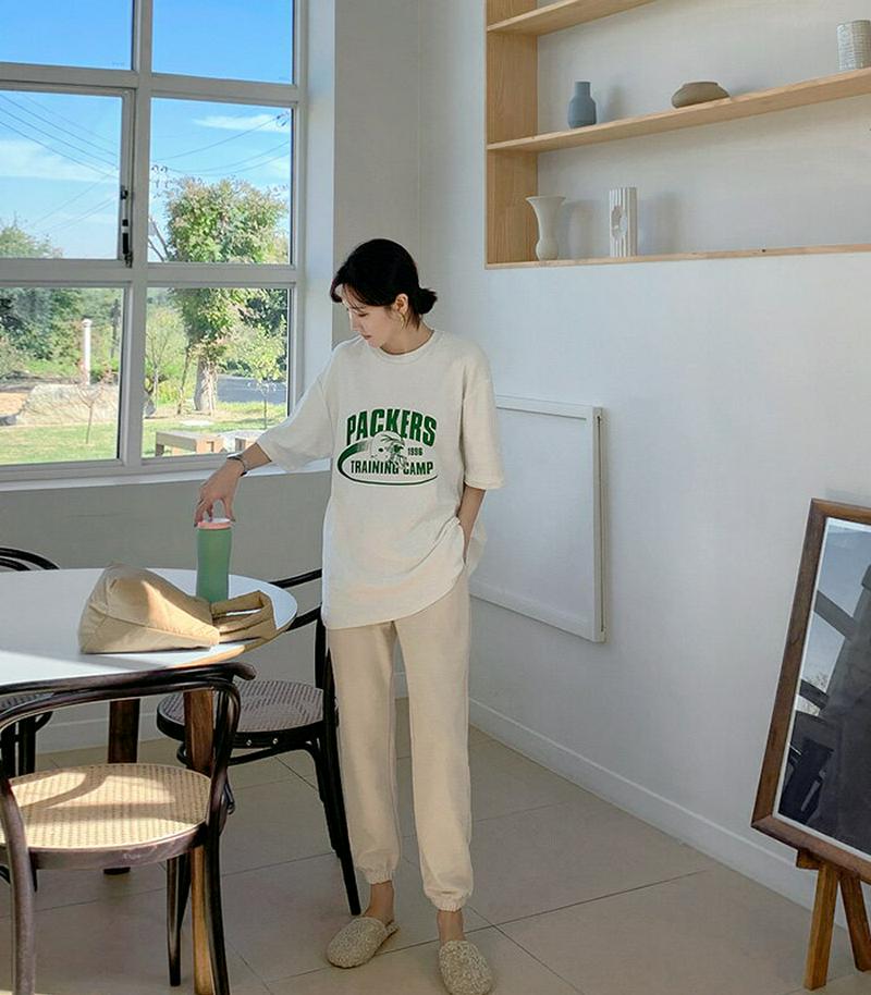 MAYBLUE(メイブルー)ピーチ起毛フロントプリントTシャツ【10/26up_PSH】Tシャツ　ロゴTシャツ　トップス　半そで　英字ロゴ　ビッグサイズ　ユニセックス【10/26up_PSH】【5】