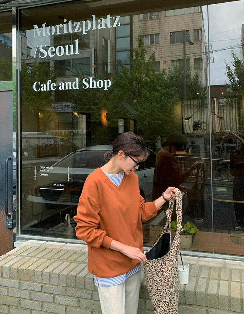 MAYBLUE(メイブルー)ボーダースリット入りTシャツ【10/5up_PSH】カットソー　長袖　シンプル　カットソー　クルーネック　ボーダー　サイドスリット　シンプル【10/5up_PSH】【5】