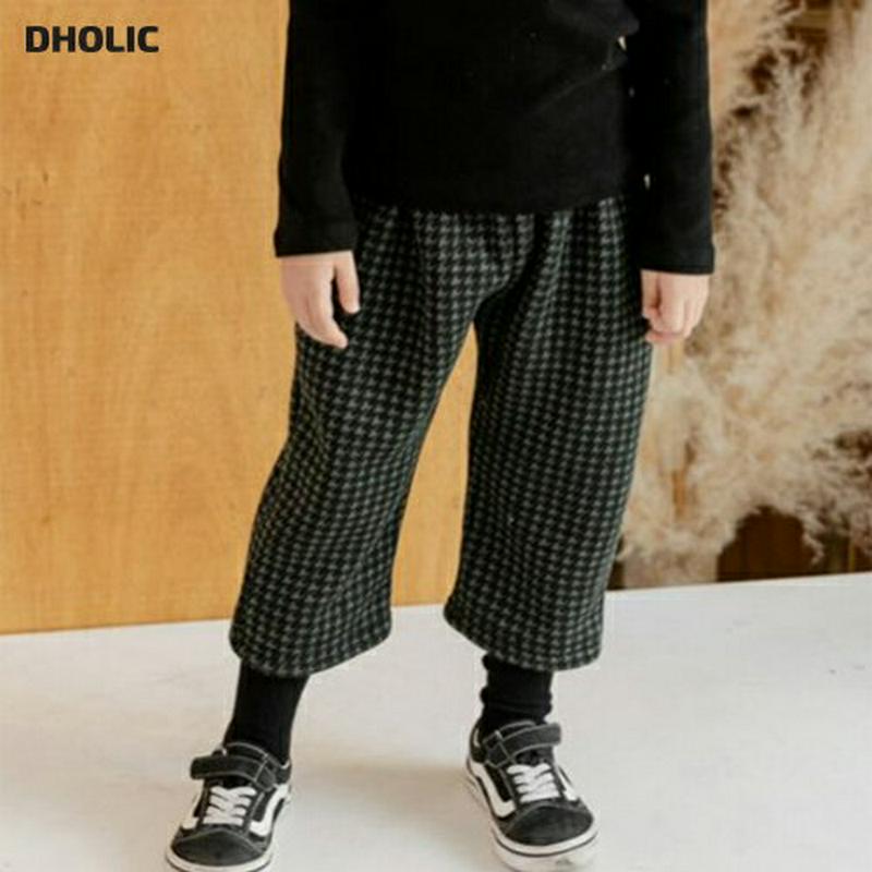 【キッズ20%OFF】裏起毛千鳥柄パンツ(junior)・u09147 キッズ【9~17才】【pt】【パンツ ズボン ロングパンツ 長ズボン 千鳥柄 千鳥格子 裏起毛 チェック柄 カジュアル 女の子 男の子 冬 韓国 韓国子供服 子供 こども 子供服 こども服】【KIDS】