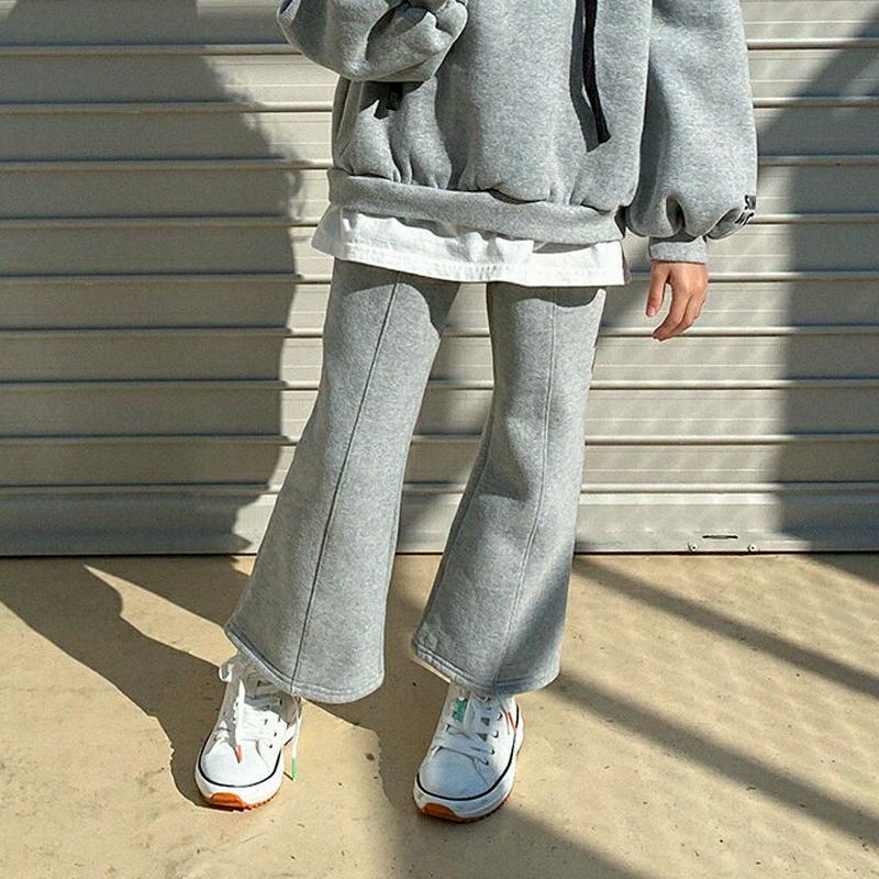 【キッズ20%OFF】ブーツカットパンツ(junior)・u09178 キッズ【9~17才】【pt】【パンツ ズボン ロングパンツ 長ズボン カジュアル ラフ 女の子 男の子 秋 冬 韓国 韓国子供服 子供 こども 子供服 こども服】【KIDS】