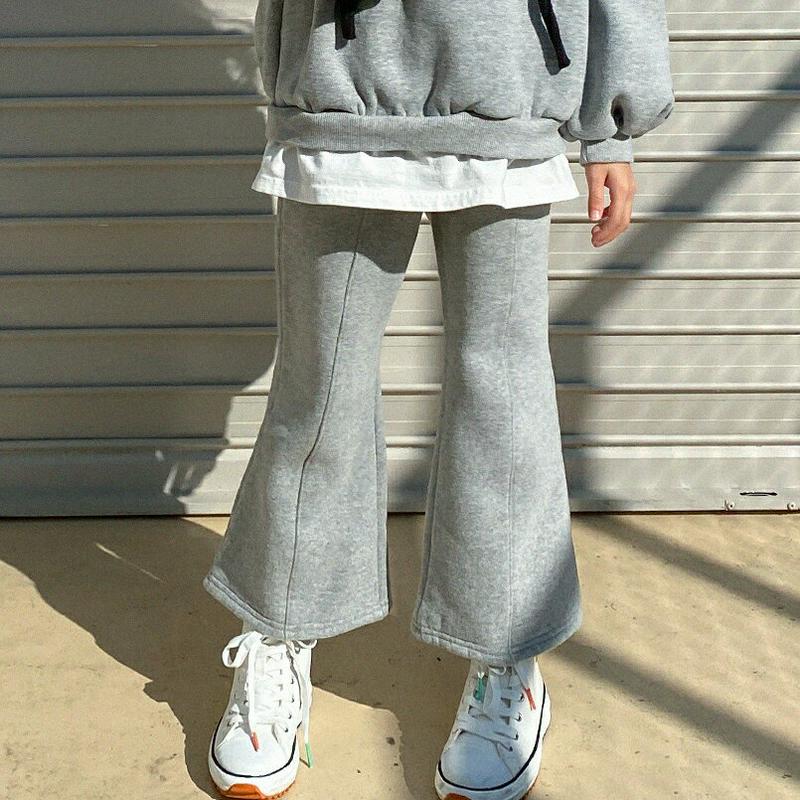 【キッズ20%OFF】ブーツカットパンツ(junior)・u09178 キッズ【9~17才】【pt】【パンツ ズボン ロングパンツ 長ズボン カジュアル ラフ 女の子 男の子 秋 冬 韓国 韓国子供服 子供 こども 子供服 こども服】【KIDS】