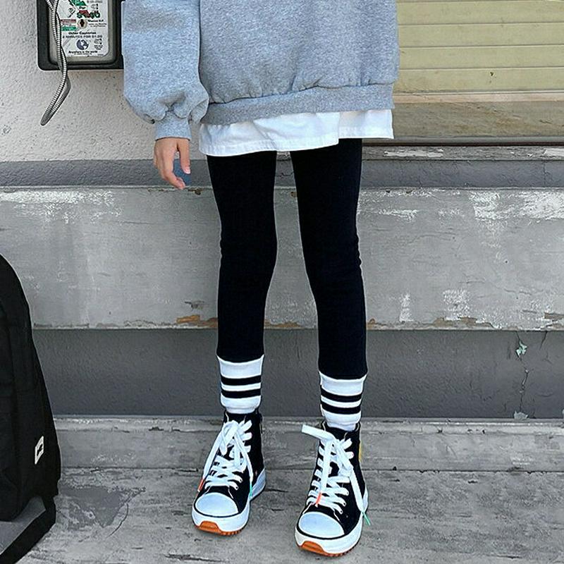 【キッズ30%OFF】ツーラインヘムレギンス(junior)・u09169 キッズ【9~17才】【pt】【レギンス パンツ 長ズボン ロングパンツ ズボン カジュアル 単色 無地 シンプル ライン 女の子 男の子 秋 冬 韓国 韓国子供服 子供 こども 子供服 こども服】【KIDS】