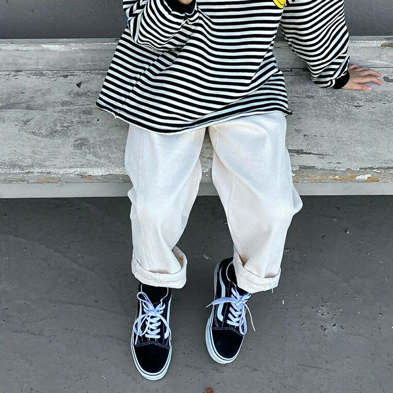 【キッズ20%OFF】裏起毛ストレートパンツ(junior)・u09175 キッズ【9~17才】【pt】【パンツ ズボン ロングパンツ 長ズボン ストレートパンツ ストレート 裏起毛 単色 無地 シンプル カジュアル 女の子　男の子 韓国 韓国子供服 子供 こども 子供服 こども服】【KIDS】