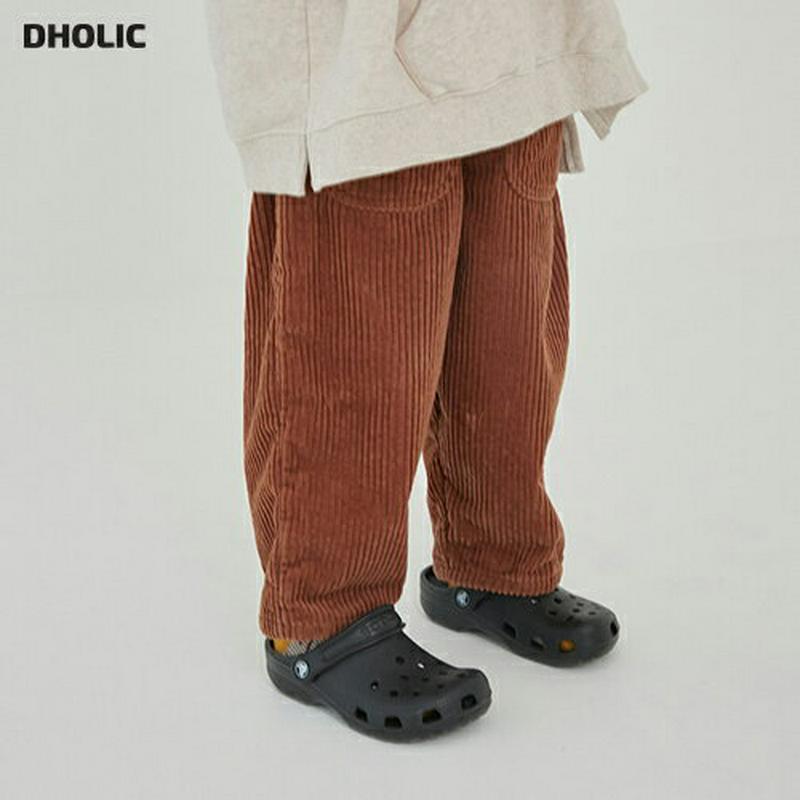 【キッズ20%OFF】裏起毛フロントポケットコーデュロイパンツ・u09174 キッズ【3~8才】【pt】【パンツ ズボン ロングパンツ 長ズボン コーデュロイ カジュアル 単色 無地 シンプル 裏起毛 女の子 男の子 韓国 韓国子供服 子供 こども 子供服 こども服】【KIDS】