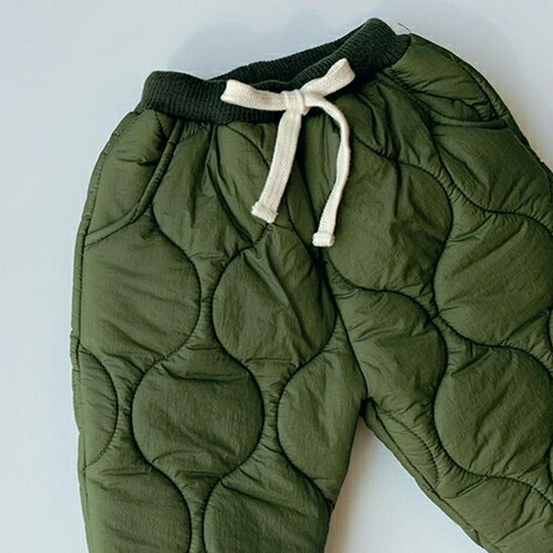 【キッズ20%OFF】中綿ジョガーパンツ・u09176 キッズ【3~8才】【pt】【パンツ ズボン ロングパンツ 長ズボン 中綿 ジョガーパンツ キルティング カジュアル 女の子 男の子 冬 韓国 韓国子供服 子供 こども 子供服 こども服】【KIDS】