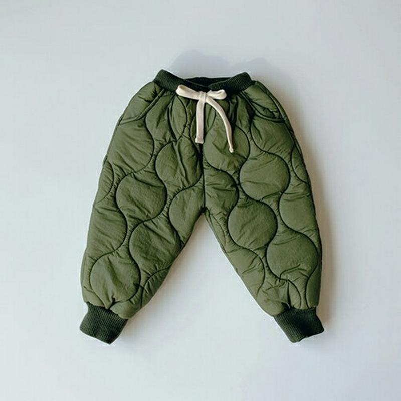 【キッズ20%OFF】中綿ジョガーパンツ・u09176 キッズ【3~8才】【pt】【パンツ ズボン ロングパンツ 長ズボン 中綿 ジョガーパンツ キルティング カジュアル 女の子 男の子 冬 韓国 韓国子供服 子供 こども 子供服 こども服】【KIDS】