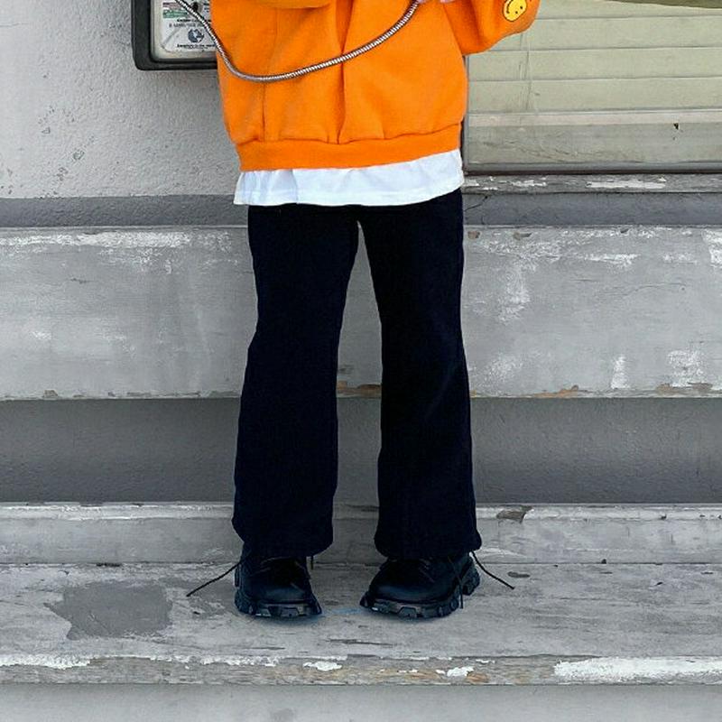 【キッズ20%OFF】ブーツカットパンツ(kids)・u09180 キッズ【3~8才】【pt】【パンツ ズボン ロングパンツ 長ズボン ブーツカット 単色 無地 シンプル カジュアル 女の子 男の子 秋 冬 韓国 韓国子供服 子供 こども 子供服 こども服】【KIDS】