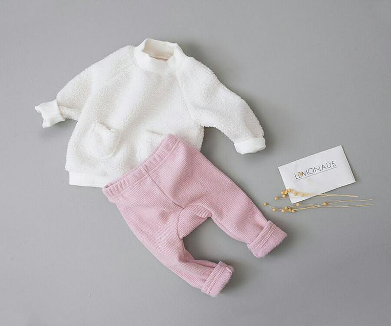 【キッズ30%OFF】ファー裏地パンツ・u08762 キッズ【3~8才】【pt】【パンツ ズボン ロングパンツ 長ズボン ファーライニング 単色 無地 シンプル カジュアル ラフ ウエストゴム 女の子 男の子 冬 韓国 韓国子供服 子供 こども 子供服 こども服】【KIDS】