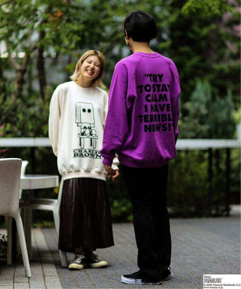 【PEANUTS×SPORTS WEAR by relume】 SPECIAL 11.5oz スウェット”1”（JOURNAL STANDARD relume）