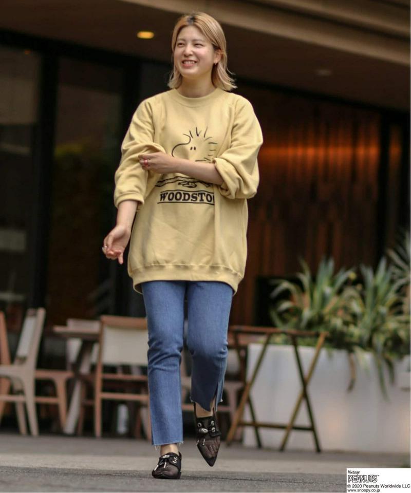 【PEANUTS×SPORTS WEAR by relume】 SPECIAL 11.5oz スウェット”1”（JOURNAL STANDARD relume）
