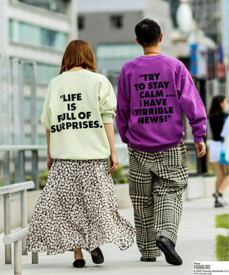 【PEANUTS×SPORTS WEAR by relume】 SPECIAL 11.5oz スウェット”1”（JOURNAL STANDARD relume）