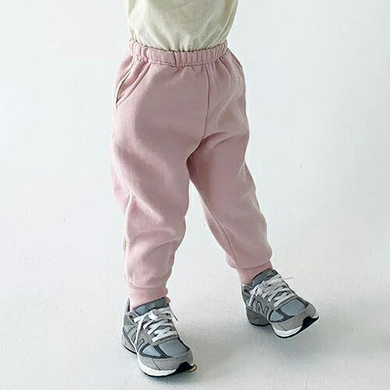 【只今20%OFF】両起毛サイドラインジョガーパンツ・u09355 キッズ【3~8才】【pt】【パンツ ズボン ロングパンツ 長ズボン ジョガーパンツ サイドライン 起毛 裏起毛 両起毛 カジュアル 女の子 男の子 冬 韓国 韓国子供服 子供 こども 子供服 こども服】【KIDS】